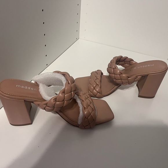 Madden Girl Brown Braided Heels - Picture 4 of 4